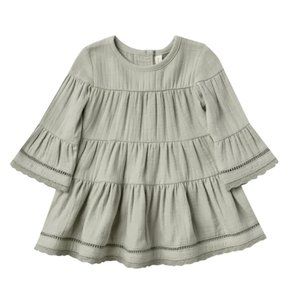 Easter dress! Quincy Mae Woven Belle Dress in Sage - 18-24 month